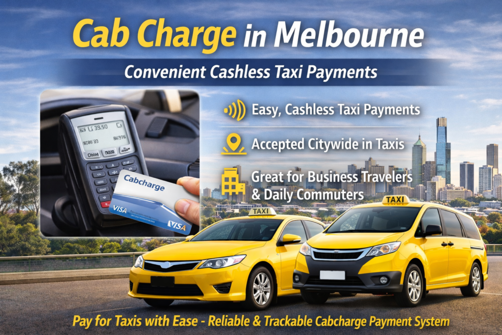 Cab Charge in Melbourne – 3 Easy Mode for Payment