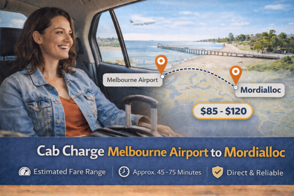 Cab Charge Melbourne Airport to Mordialloc