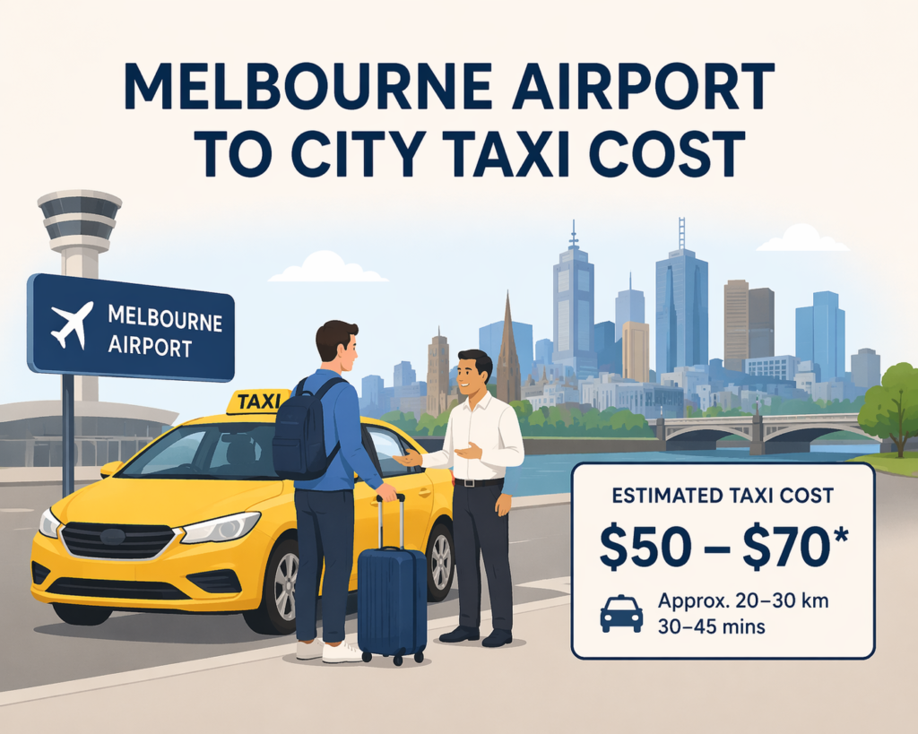 Melbourne Airport to City Taxi Cost